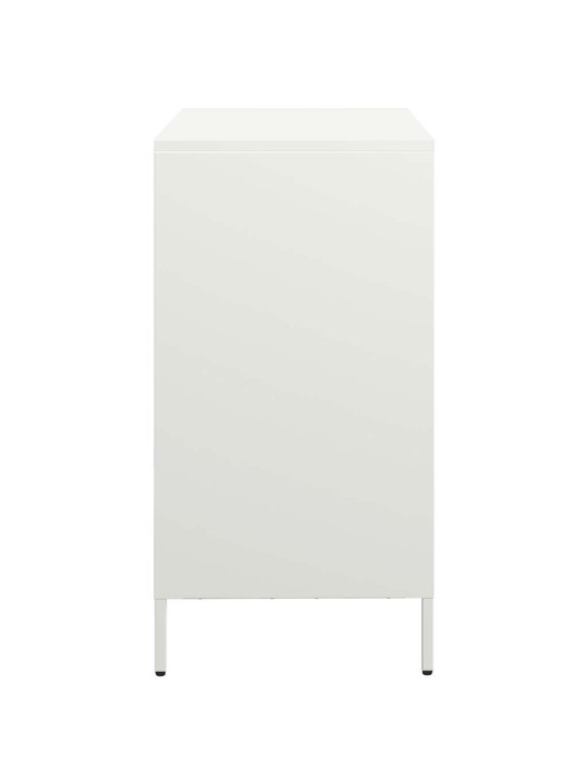 PUHVETKAPP VALGE 68X39X73,5 CM KÜLMVALTSITUD TERAS