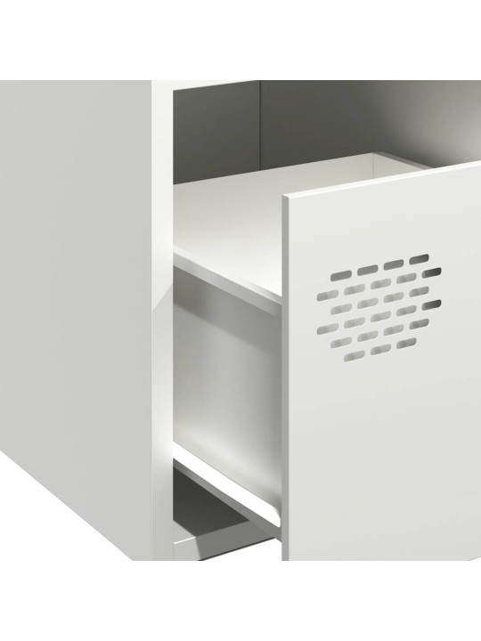 PUHVETKAPP VALGE 68X39X73,5 CM KÜLMVALTSITUD TERAS