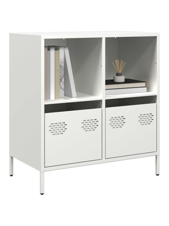 PUHVETKAPP VALGE 68X39X73,5 CM KÜLMVALTSITUD TERAS