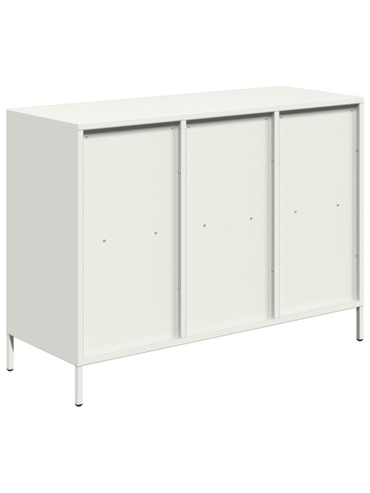 PUHVETKAPP VALGE 101,5X39X73,5 CM KÜLMVALTSITUD TERAS