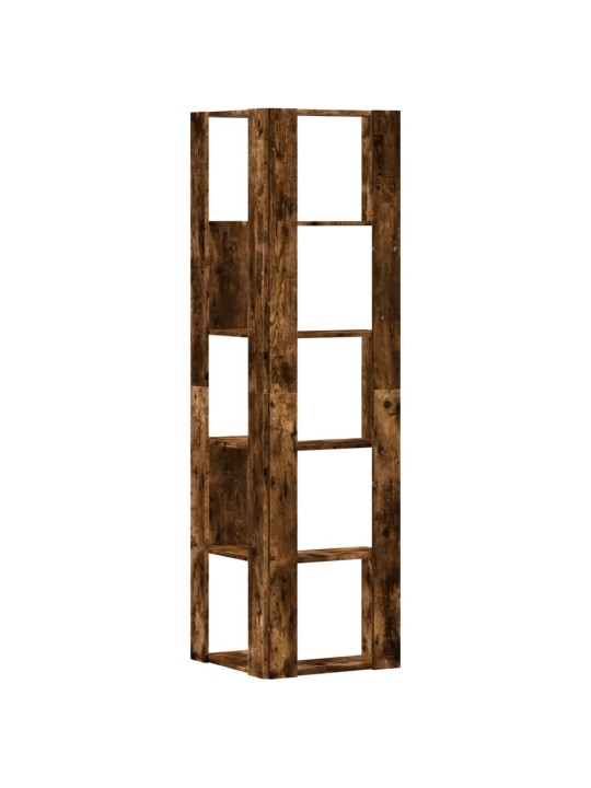 5-KORRUSELINE RAAMATURIIUL SUITSUTATUD TAMM 50X50X179 TEHISPUIT