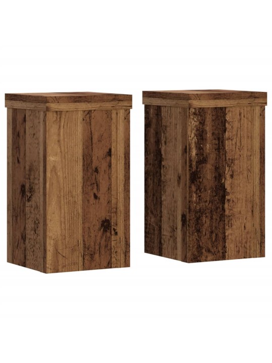 TAIMEALUSED 2 TK, VANA PUIT, 10X10X18 CM, TEHISPUIT