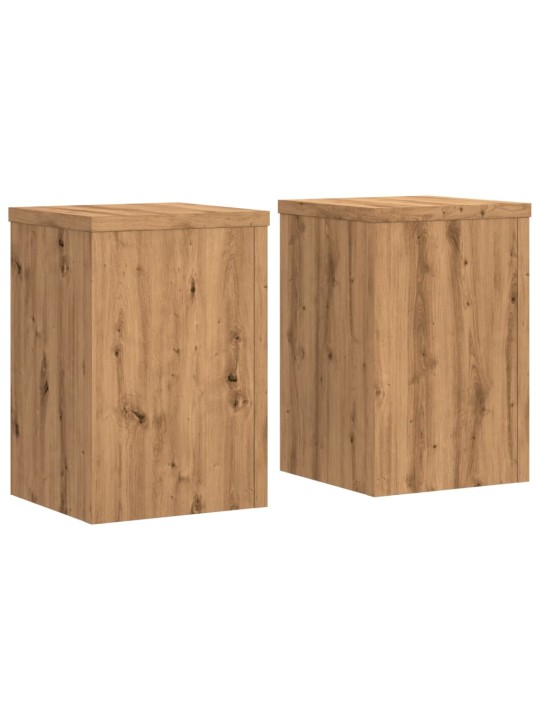TAIMEALUSED 2 TK, KÄSITÖÖTAMM, 25X25X35 CM, TEHISPUIT
