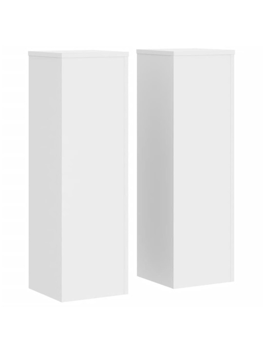 TAIMEALUSED 2 TK, VALGE, 25X25X80 CM, TEHISPUIT