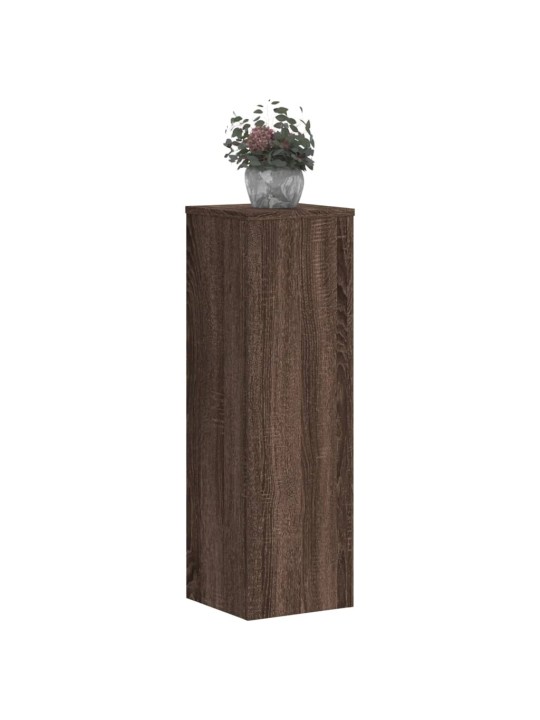 TAIMEALUSED 2 TK, PRUUN TAMM, 25X25X80 CM, TEHISPUIT