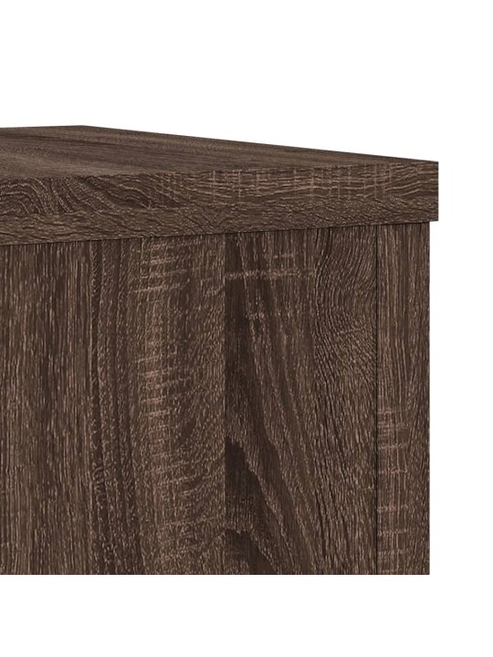 TAIMEALUSED 2 TK, PRUUN TAMM, 25X25X80 CM, TEHISPUIT