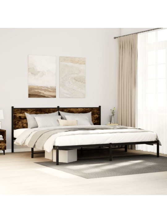 METALLIST VOODIRAAM ILMA MADRATSITA SUITSUTATUD TAMM 193X203 CM