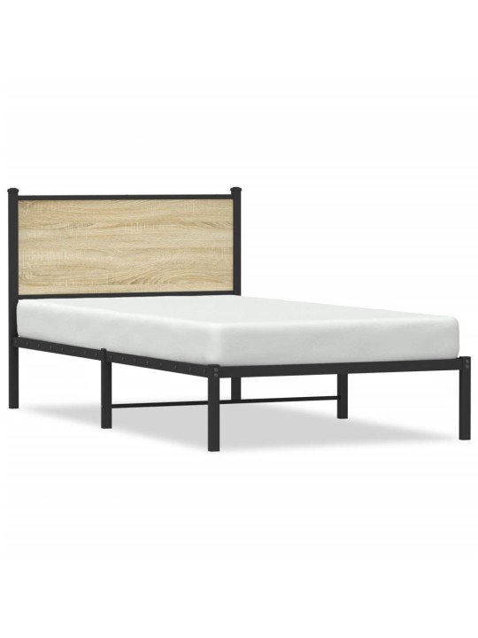 METALLIST VOODIRAAM ILMA MADRATSITA SONOMA TAMM 107X203 CM