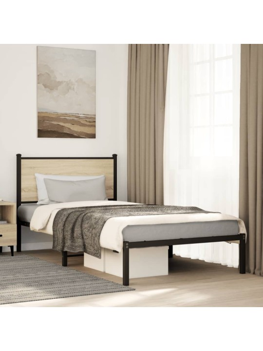 METALLIST VOODIRAAM ILMA MADRATSITA SONOMA TAMM 107X203 CM