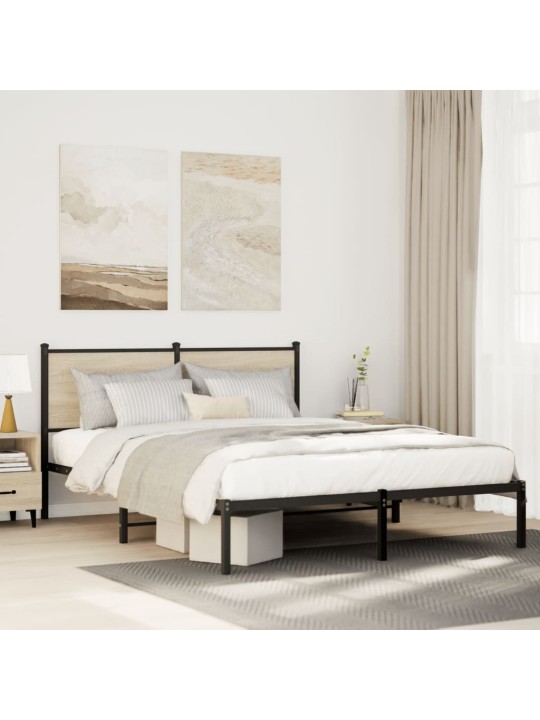 METALLIST VOODIRAAM ILMA MADRATSITA SONOMA TAMM 137X190 CM