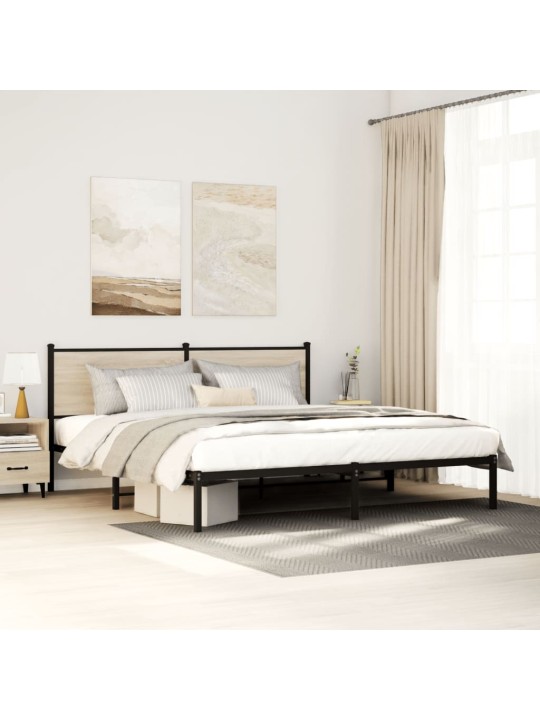 METALLIST VOODIRAAM ILMA MADRATSITA SONOMA TAMM 183X213 CM