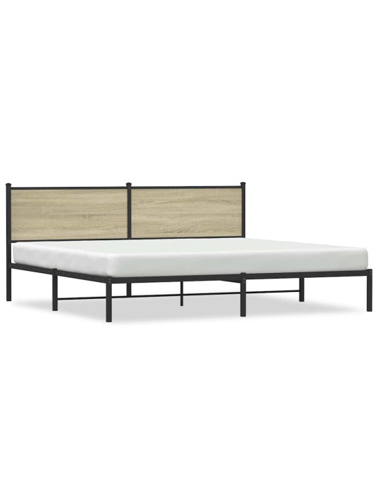 METALLIST VOODIRAAM ILMA MADRATSITA SONOMA TAMM 193X203 CM