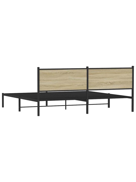 METALLIST VOODIRAAM ILMA MADRATSITA SONOMA TAMM 193X203 CM