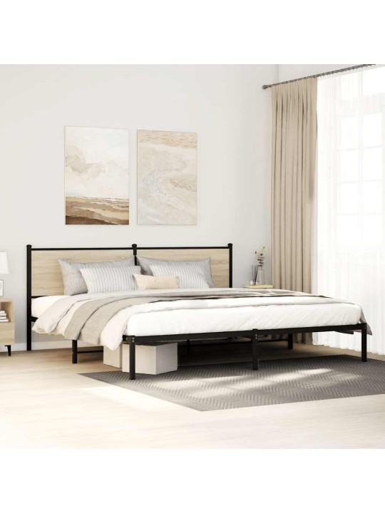 METALLIST VOODIRAAM ILMA MADRATSITA SONOMA TAMM 193X203 CM