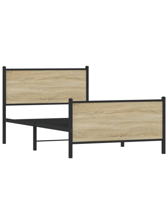METALLIST VOODIRAAM ILMA MADRATSITA SONOMA TAMM 107X203 CM