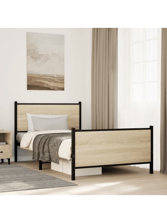 METALLIST VOODIRAAM ILMA MADRATSITA SONOMA TAMM 107X203 CM