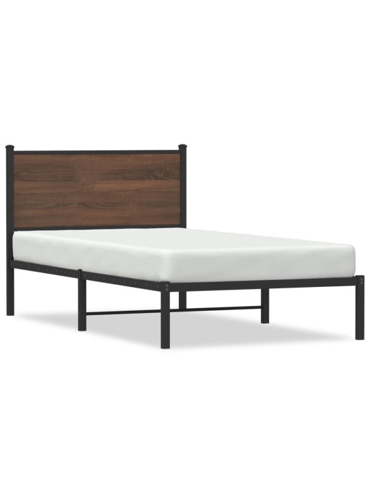METALLIST VOODIRAAM ILMA MADRATSITA PRUUN TAMM 107X203 CM