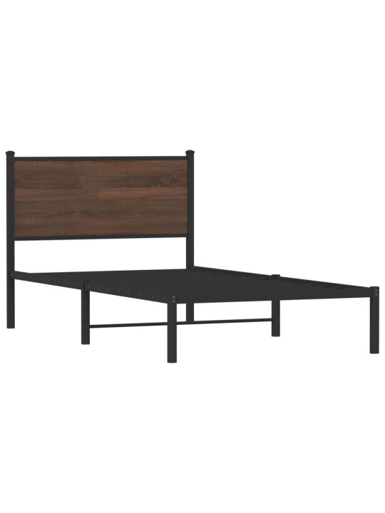 METALLIST VOODIRAAM ILMA MADRATSITA PRUUN TAMM 107X203 CM