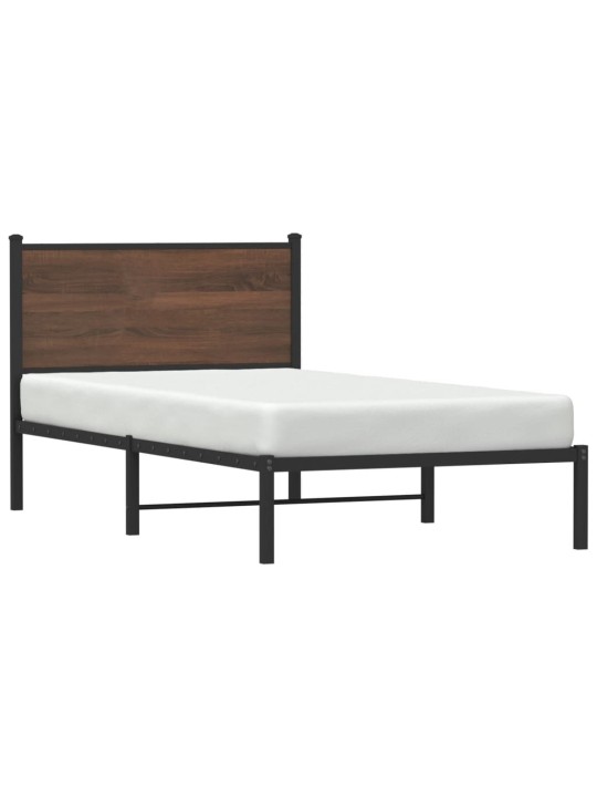 METALLIST VOODIRAAM ILMA MADRATSITA PRUUN TAMM 107X203 CM