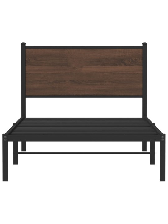 METALLIST VOODIRAAM ILMA MADRATSITA PRUUN TAMM 107X203 CM