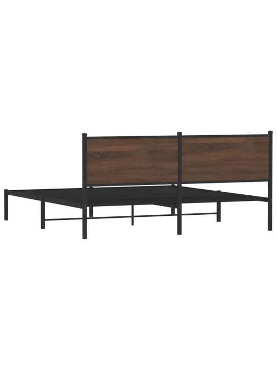 METALLIST VOODIRAAM ILMA MADRATSITA PRUUN TAMM 183X213 CM