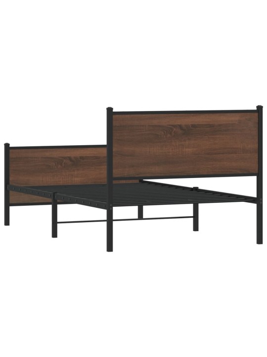 METALLIST VOODIRAAM ILMA MADRATSITA PRUUN TAMM 107X203 CM