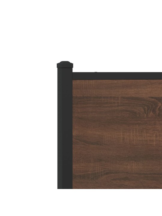 METALLIST VOODIRAAM ILMA MADRATSITA PRUUN TAMM 107X203 CM