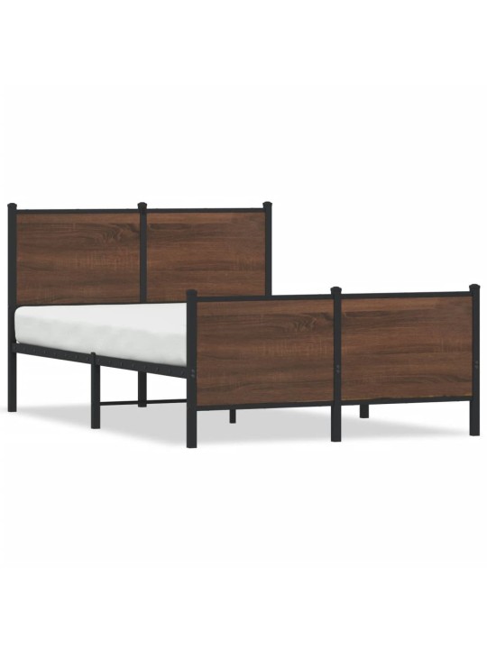 METALLIST VOODIRAAM ILMA MADRATSITA PRUUN TAMM 137X190 CM