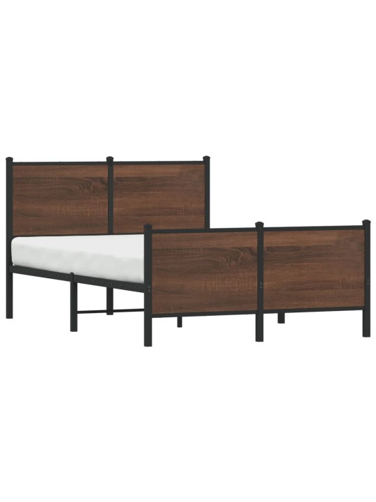 METALLIST VOODIRAAM ILMA MADRATSITA PRUUN TAMM 137X190 CM