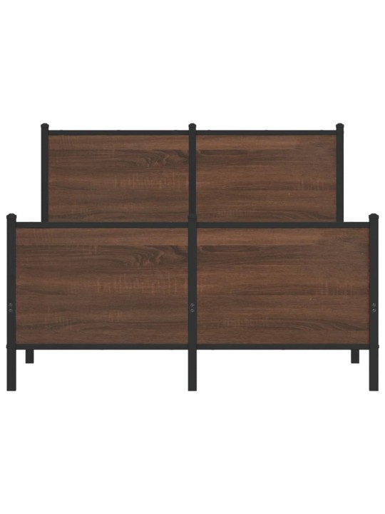METALLIST VOODIRAAM ILMA MADRATSITA PRUUN TAMM 137X190 CM
