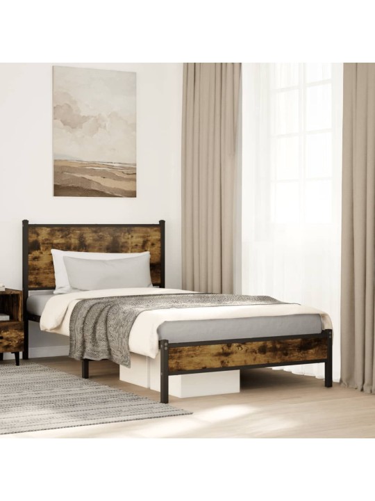 METALLIST VOODIRAAM ILMA MADRATSITA SUITSUTATUD TAMM 107X203 CM