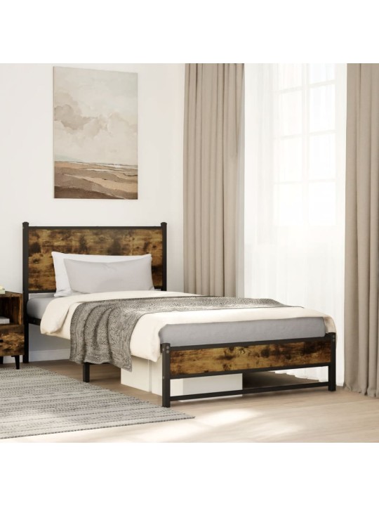 METALLIST VOODIRAAM ILMA MADRATSITA SUITSUTATUD TAMM 107X203 CM