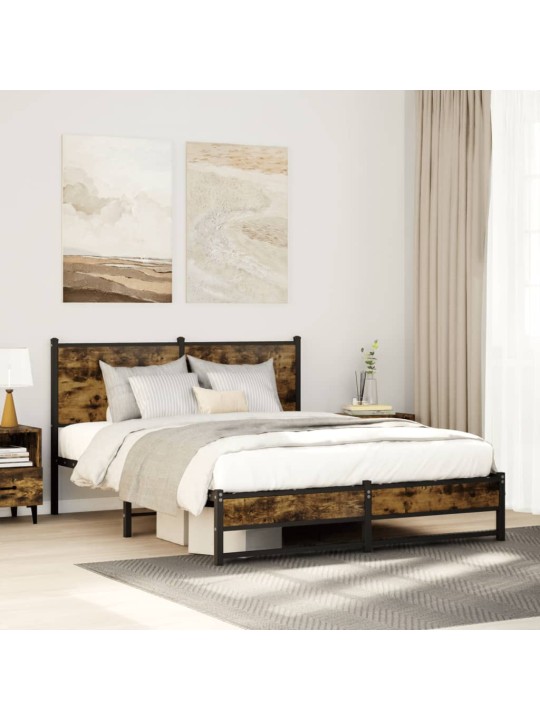 METALLIST VOODIRAAM ILMA MADRATSITA SUITSUTATUD TAMM 137X190 CM