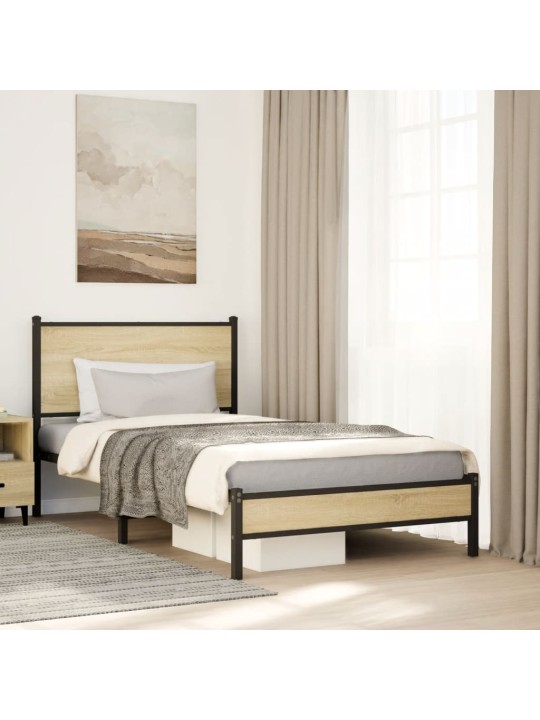METALLIST VOODIRAAM ILMA MADRATSITA SONOMA TAMM 107X203 CM
