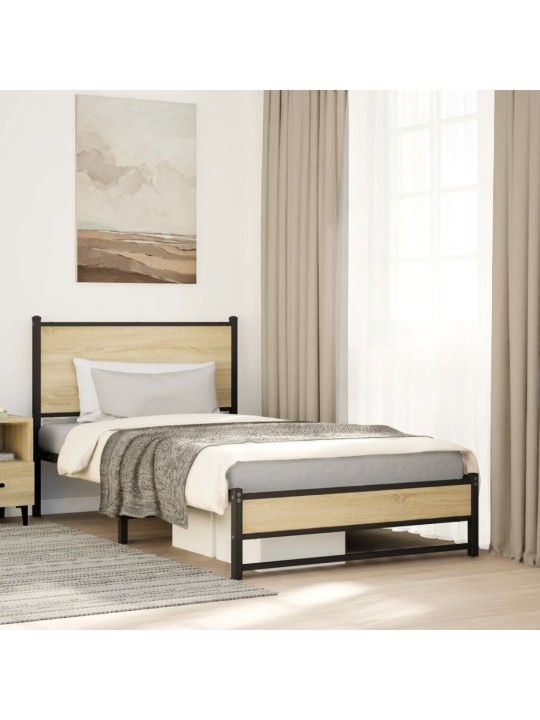 METALLIST VOODIRAAM ILMA MADRATSITA SONOMA TAMM 107X203 CM