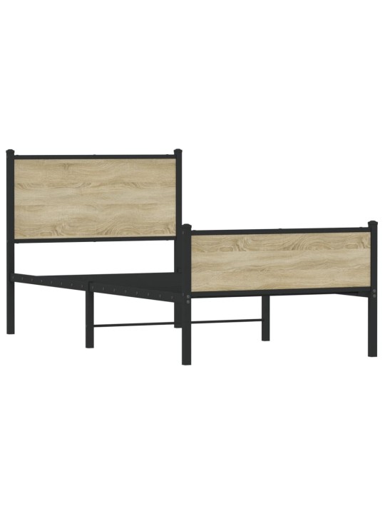 METALLIST VOODIRAAM ILMA MADRATSITA SONOMA TAMM 100X190 CM