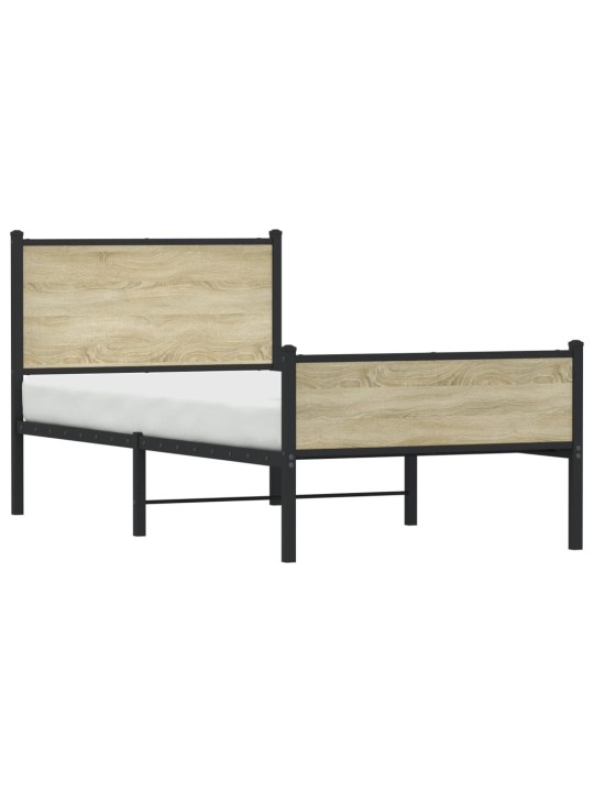 METALLIST VOODIRAAM ILMA MADRATSITA SONOMA TAMM 100X190 CM
