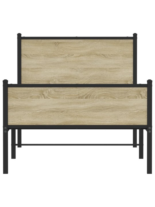 METALLIST VOODIRAAM ILMA MADRATSITA SONOMA TAMM 100X190 CM