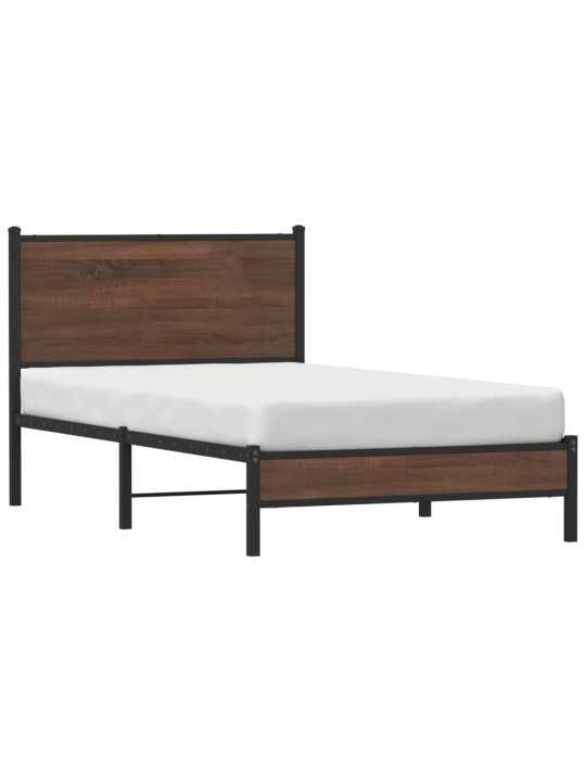 METALLIST VOODIRAAM ILMA MADRATSITA PRUUN TAMM 107X203 CM