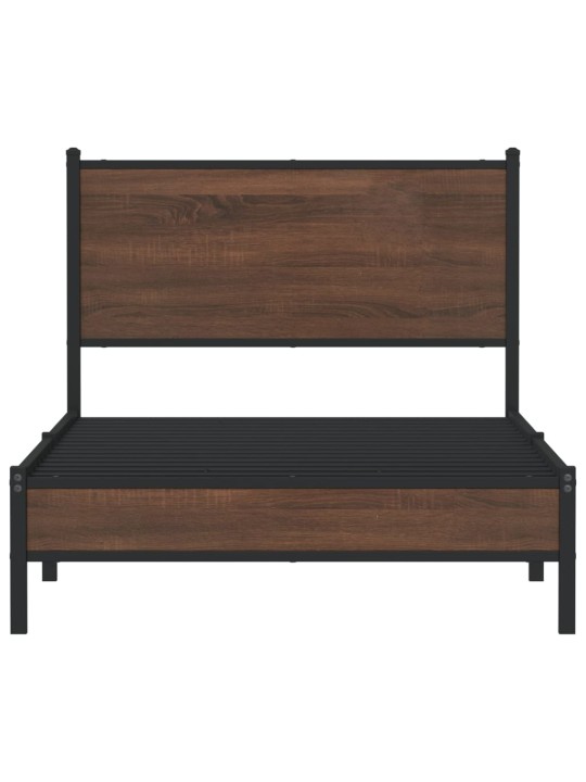 METALLIST VOODIRAAM ILMA MADRATSITA PRUUN TAMM 107X203 CM
