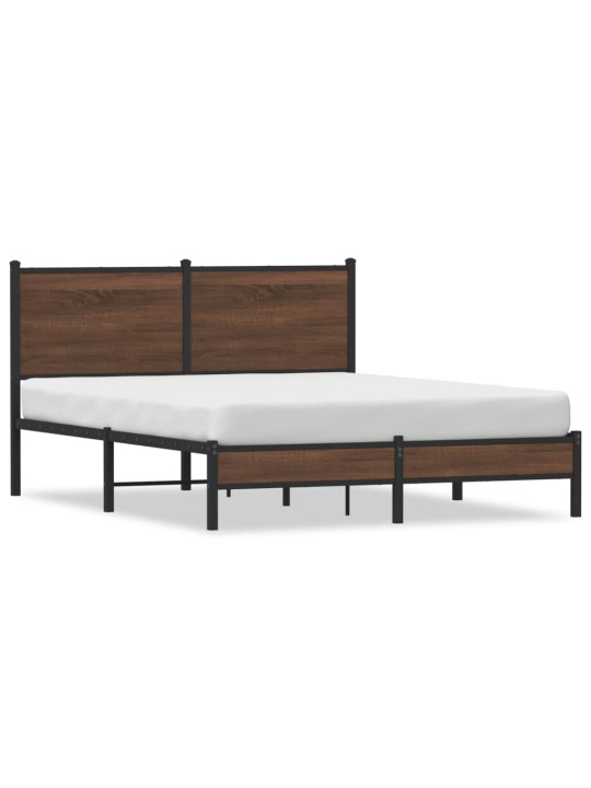 METALLIST VOODIRAAM ILMA MADRATSITA PRUUN TAMM 137X190 CM
