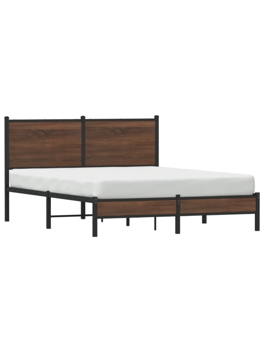 METALLIST VOODIRAAM ILMA MADRATSITA PRUUN TAMM 137X190 CM