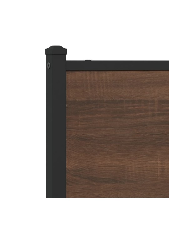 METALLIST VOODIRAAM ILMA MADRATSITA PRUUN TAMM 137X190 CM