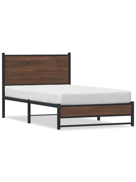 METALLIST VOODIRAAM ILMA MADRATSITA PRUUN TAMM 107X203 CM
