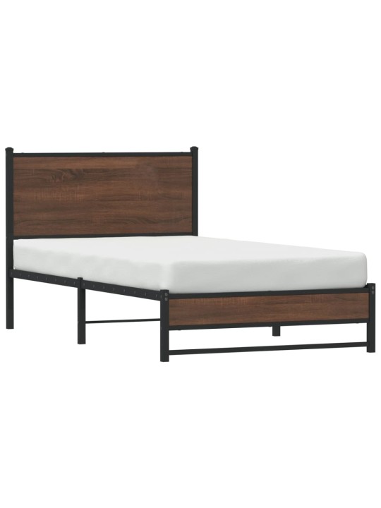 METALLIST VOODIRAAM ILMA MADRATSITA PRUUN TAMM 107X203 CM