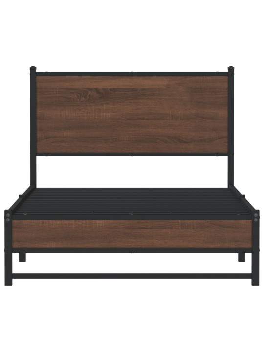 METALLIST VOODIRAAM ILMA MADRATSITA PRUUN TAMM 107X203 CM