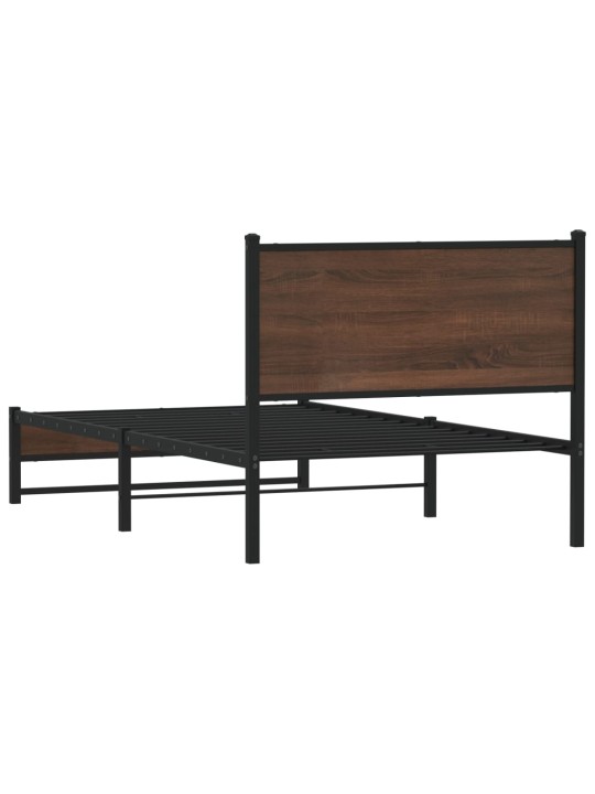 METALLIST VOODIRAAM ILMA MADRATSITA PRUUN TAMM 107X203 CM