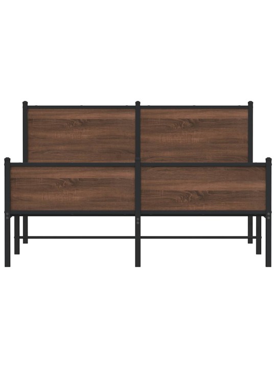 METALLIST VOODIRAAM ILMA MADRATSITA PRUUN TAMM 137X190 CM