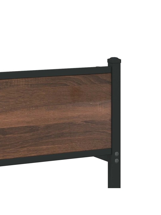 METALLIST VOODIRAAM ILMA MADRATSITA PRUUN TAMM 137X190 CM