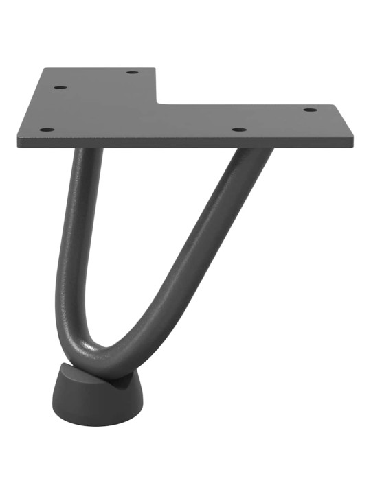 JUUKSENÕELJALAD KOHVILAUALE, 4 TK, ANTRATSIITHALL, 10 CM, TÄISTERAS